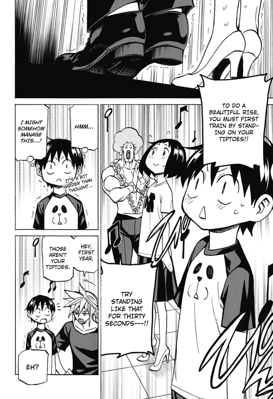 Sesuji wo Pin! to ~Shikakou Kyougi Dance-bu e Youkoso~ Ch.8