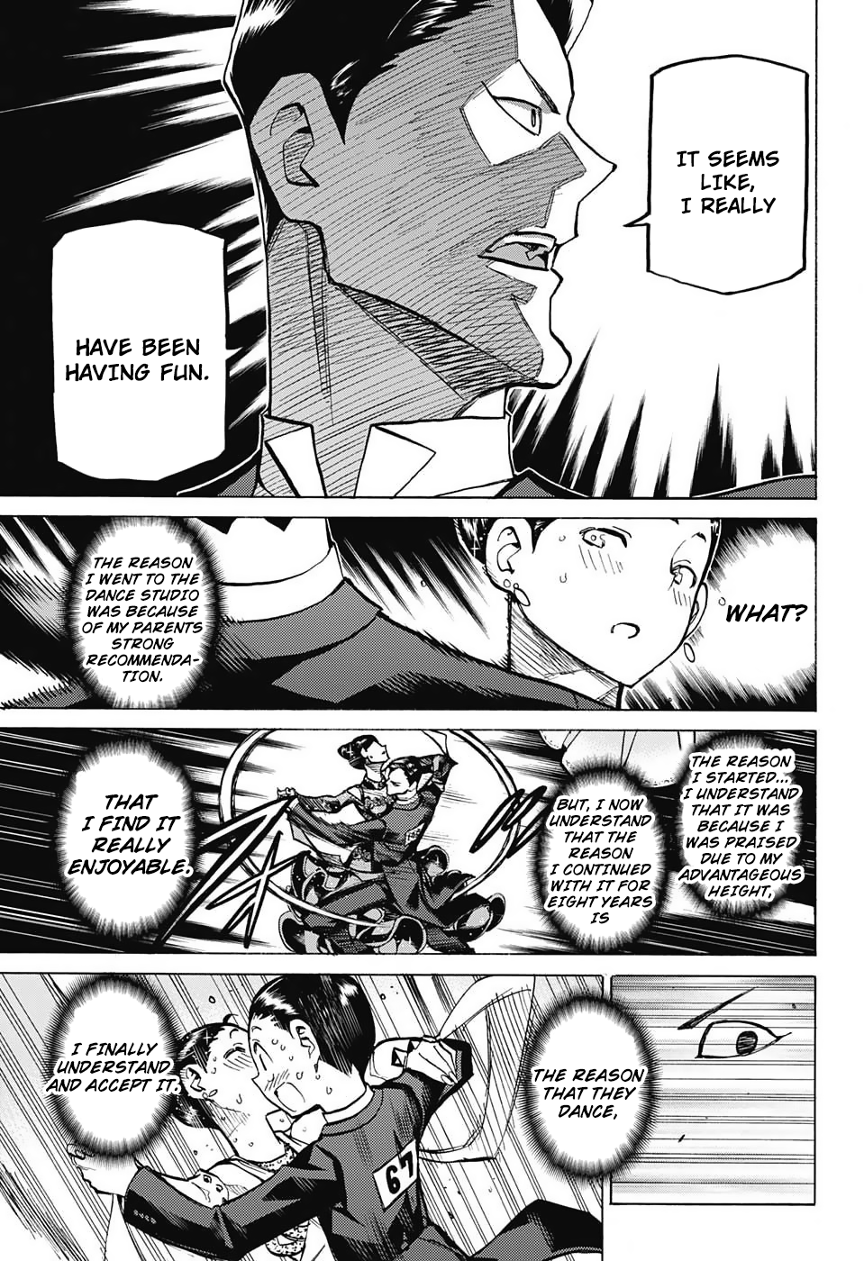 Sesuji wo Pin! to ~Shikakou Kyougi Dance-bu e Youkoso~ Ch.34